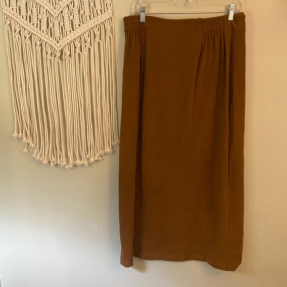 Christopher & Banks Long Pencil Warm Wrap Skirt - Picture 4 of 7
